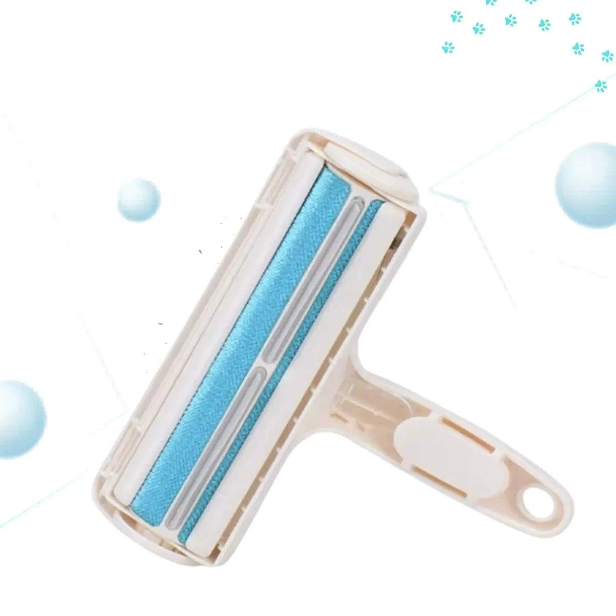 Fibre de la Brosse Anti-Poils Animours réutilisable pour canapés et tapis sans rouleaux jetables de couleur Blanche