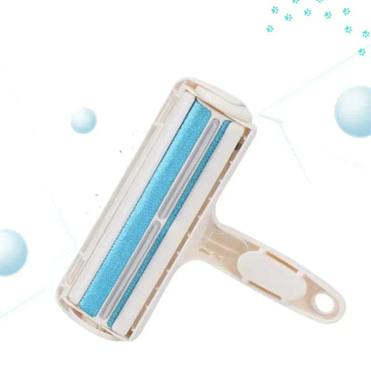 Fibre de la Brosse Anti-Poils Animours réutilisable pour canapés et tapis sans rouleaux jetables de couleur Blanche